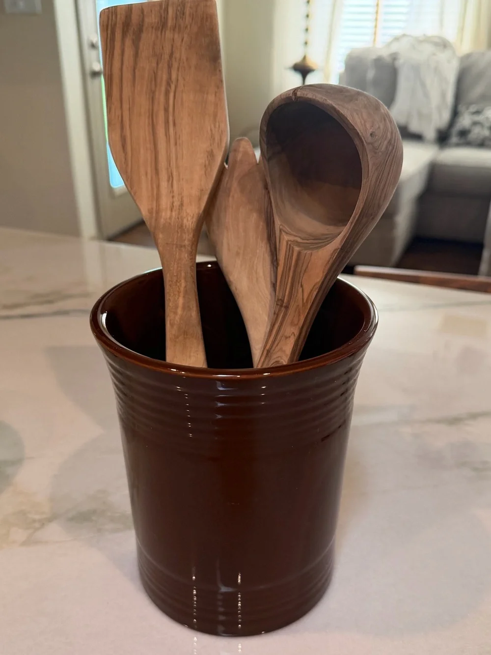 Vintage Fiesta by Homer Laughlin Chocolate Brown Utensil Holder
